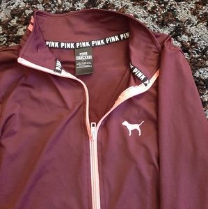 Vs Pink   Spandex half zip